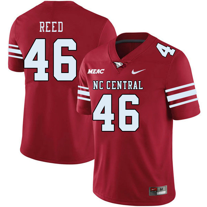 Men-Youth #46 Malcolm Reed North Carolina Central Eagles 2023 College Football Jerseys Stitched-Maro